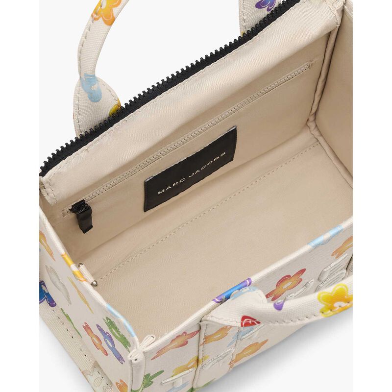 MARC JACOBS The Wild Daisy Canvas Small Tote Bag image number 2
